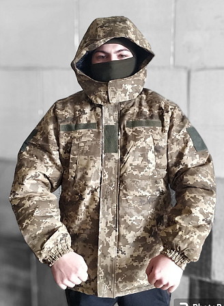 Куртка зимова чоловіча піксель бушлат Київ - фото 12