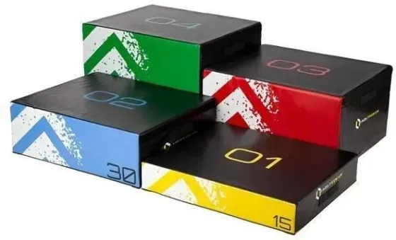 Тренажер Hms Скрині Plyometryczne Zestaw 4szt. Soft Pybs01 Київ