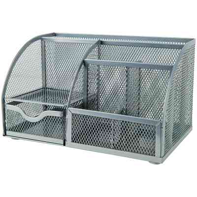 Настільний набір Axent підставка-органайзер 220x140x130 мм металева, срібляста (2125-03-A) Вінниця