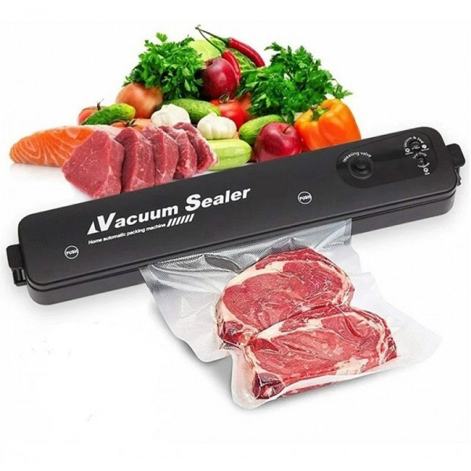 Вакууматор для їжі Vacuum Sealer Z | Вакуумний пакувальник для для зберігання різних продуктів Київ - фото 2