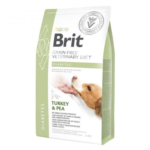 Корм сухой Brit Grain VetDiet Dog Diabetes для собак с сахарным диабетом с индейкой и горохом 2 кг Киев - изображение 1