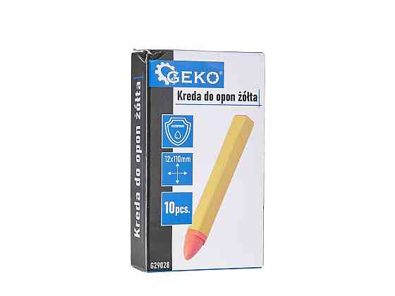 Крейда водостійка для маркування шин / скла / металу (упаковка 10шт.) жовта "GeKo" Київ