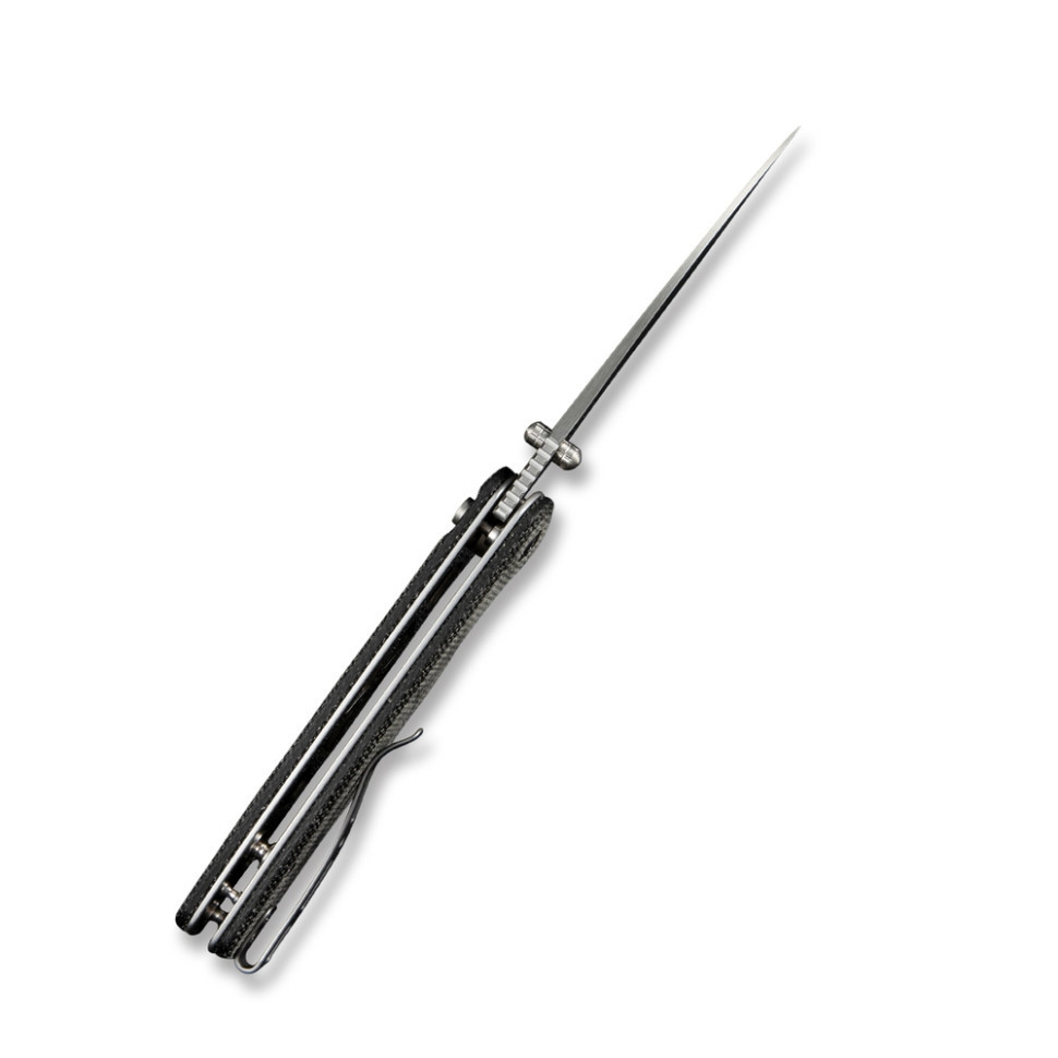 Ніж складаний туристичний Sencut Sachse, (8.8 см) 9Cr18MoV / Micarta чорний Київ - фото 3