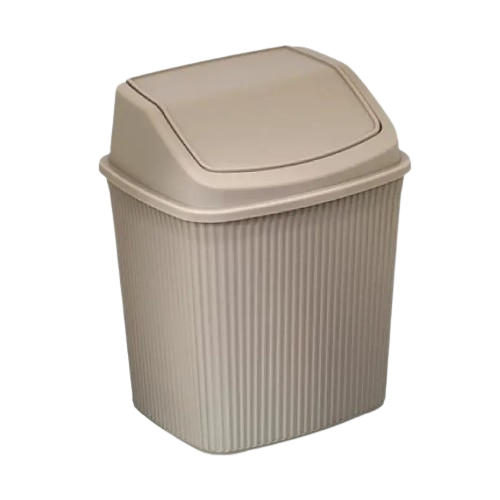 Відро для сміття 8л пластик кава з молоком Nostalgia ELIF Житомир - фото 1