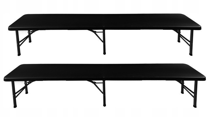 Садовый Стол складной с скамейками 180 см + чехол Gardlov (17966) Black Нововолынск - изображение 2