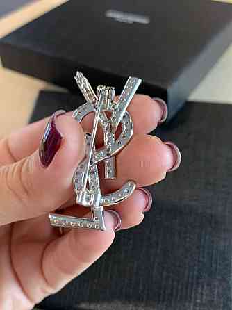 Сен Лоран брошка / Yves Saint Laurent брошка, россыпь циркония Одесса