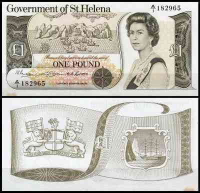 Остров Святой Елены / Saint Helena 1 Pound 1981 Pick 9a UNC Полтава