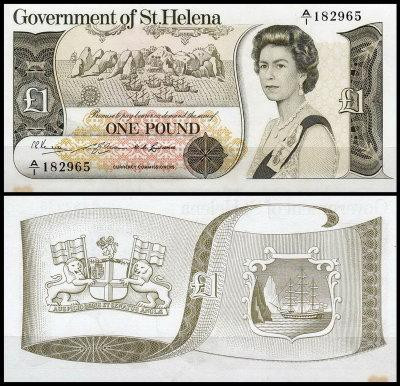 Остров Святой Елены / Saint Helena 1 Pound 1981 Pick 9a UNC Полтава - изображение 1