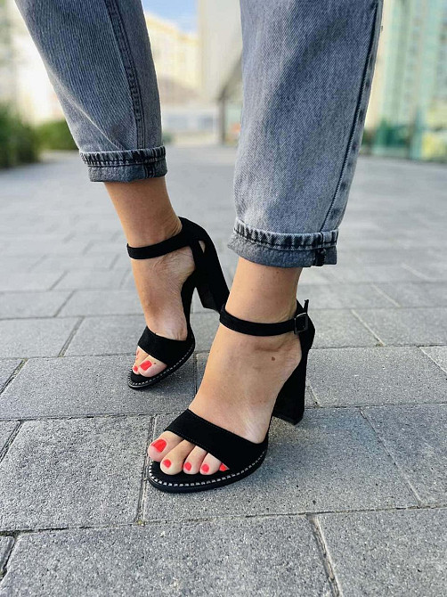 Nivelle Босоніжки жіночі NIVELLE 1894/9510-9544 чорні (літо, замша натуральна) (3708) 35-39 Коломия - фото 7