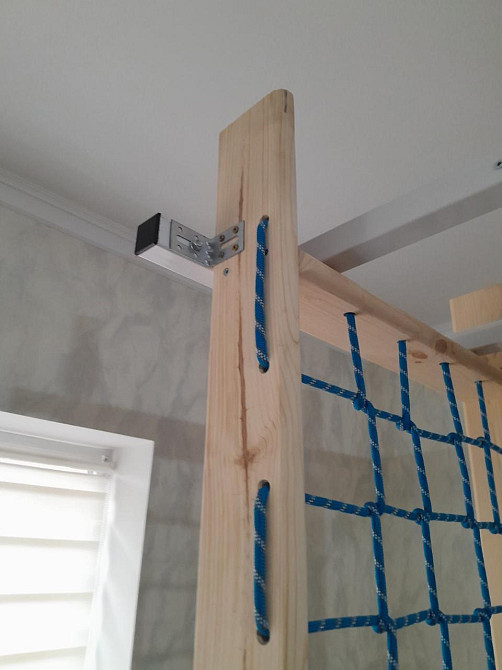 Шведська стінка Olimpic White спортивний дитячий куточок спорткомплекс з турником брусами для дітей тренажер Кам'янське - фото 6