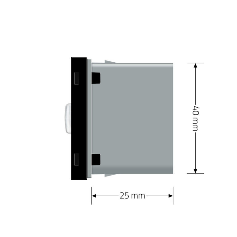 LIVOLO Механізм датчик присутності та руху з сенсорним вимикачем Livolo чорний (VL-FCU-2BP) Коломия - фото 6