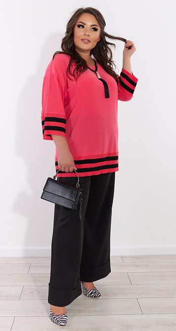 Стильний брючний костюм великого розміру (50) Київ - фото 4