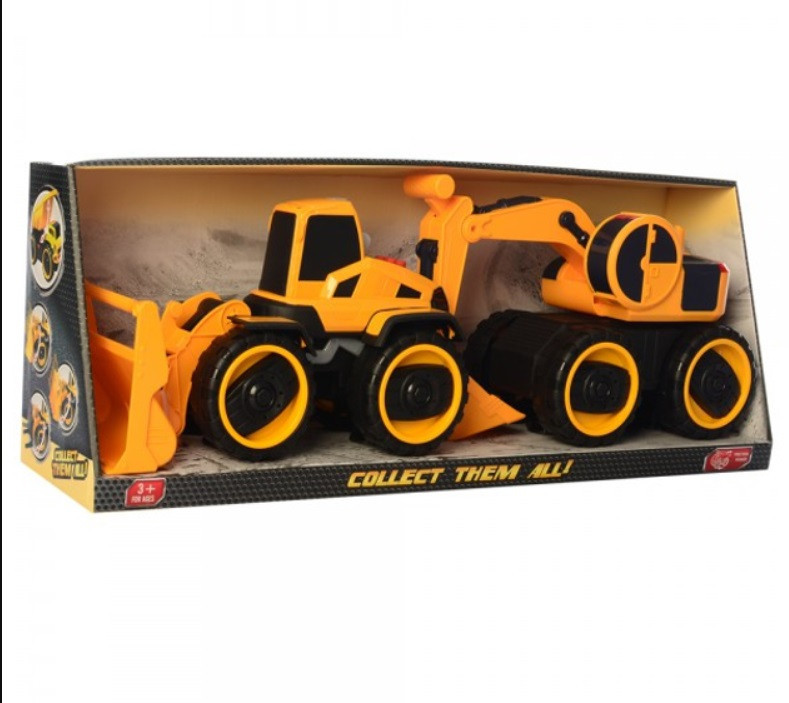 Набір інертної будівельної техніки Чорно-жовтий (A6677-58) Чернигов - изображение 1