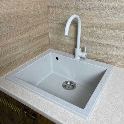 Мойка кухонная Adamant Univer Old stone + змішувач (4824296912110) Вінниця - фото 2