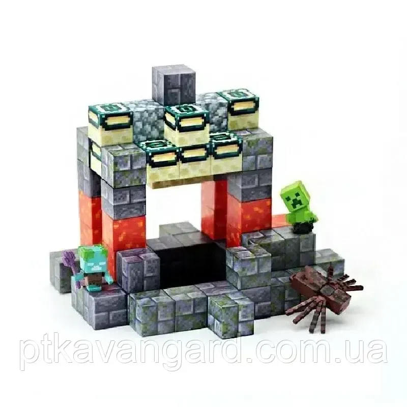 Конструктор магнітний майнкрафт / магнітні блоки 65 шт портал в ендер Dream World LZCK 012 Хмельницький - фото 6