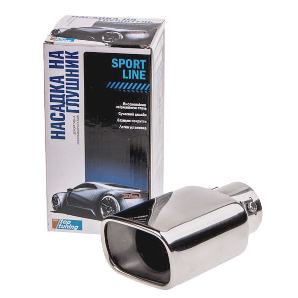 Насадка на глушник 0415 d-54мм нержавіюча сталь Вінниця - фото 1