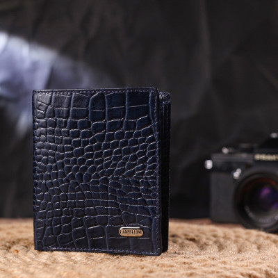 Портмоне Canpellini Из натуральной кожи Синее (21499) Винница - изображение 10