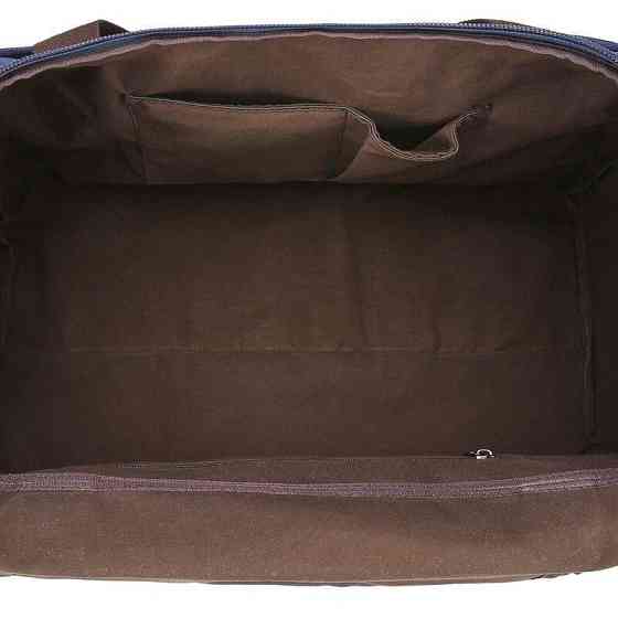 Дорожня сумка текстильна Vintage 20075 Синя Київ