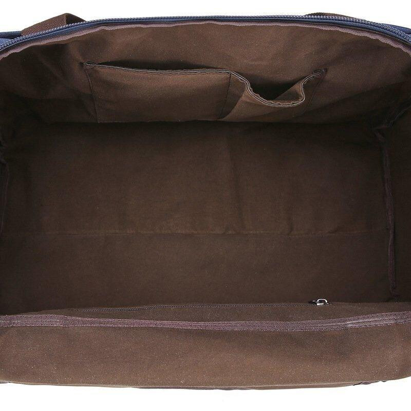 Дорожня сумка текстильна Vintage 20075 Синя Київ - фото 6