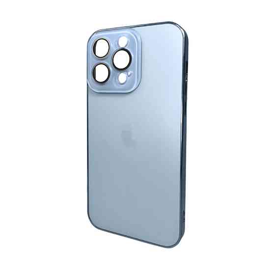 Чохол для смартфона AG Glass Sapphire Frame MagSafe Logo for Apple iPhone 14 Pro Sierra Blue Київ