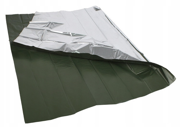 Універсальна Ковдра термофольга рятувальна 215х130 см Mil-Tec від Sturm (16024500) Olive Нововолинськ - фото 5