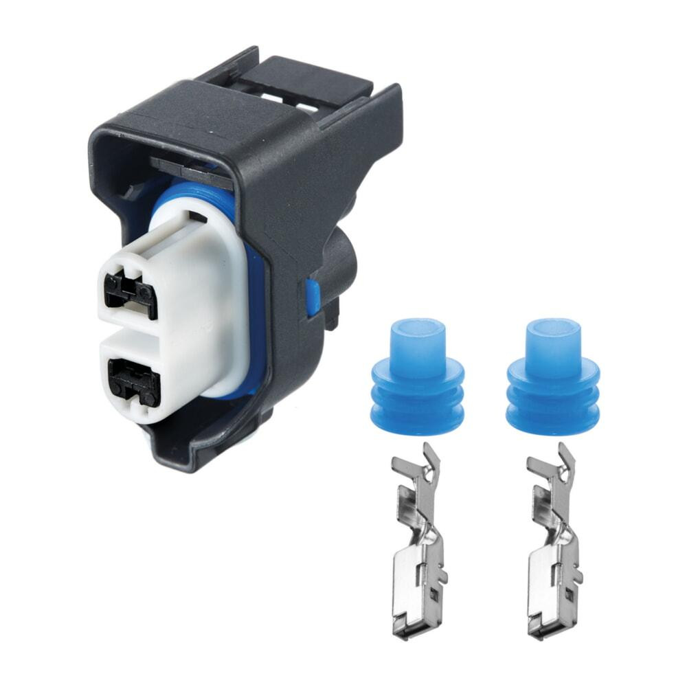 Роз'єм конектор 2-кон., Автолампа Н8, Н, Н27 Угл, 7183-3789-38U2Z-14S411-GA, WPT-904, Ford, Багато марок Київ - фото 1