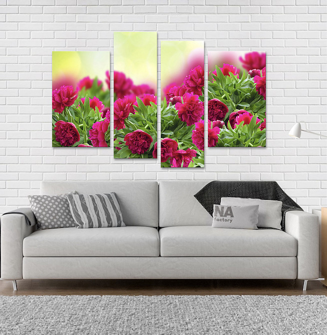 Модульная картина Пионы Art-172_4 Киев - изображение 2