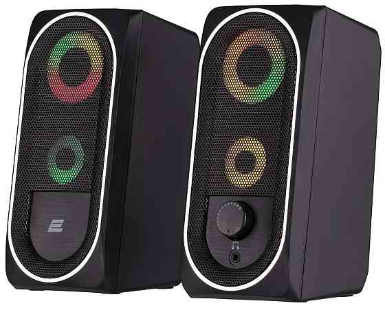 Акустична система 2E PCS234 RGB, 2.0, USB, Black Київ