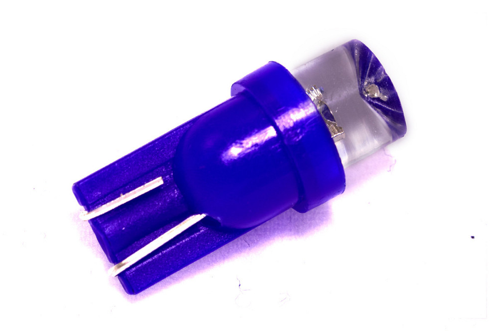 Світлодіодна лампа AllLight T10 1 діод LED бц W2,1x9,5d 12V BLUE Харків - фото 2