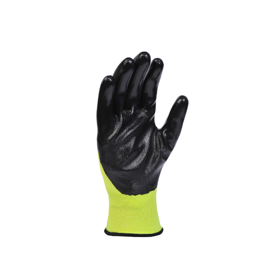 Рукавички 4588 D-OIL трикотаж нітрилове покриття неповний облив р.10(XL) жовтий/чорний ДКГ Житомир - изображение 3