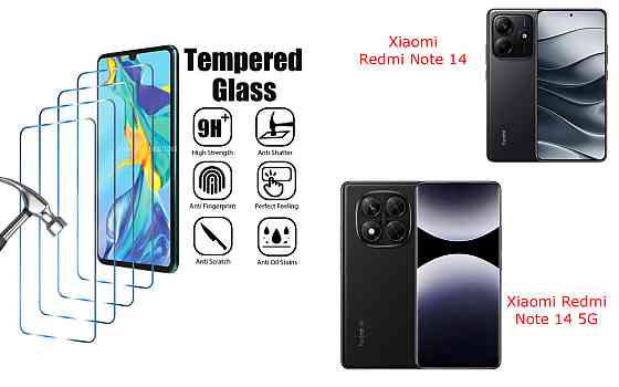 Захисне скло ArmorGlass для Xiaomi Redmi Note 14, Note 14 5G – стійке до подряпин та ударів Київ