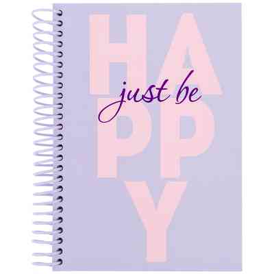 Блокнот Axent на спирали А5 120 листов, клетка, твердая обложка, Happy (8464-2-A) Винница