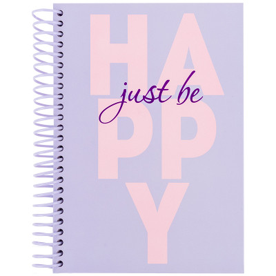Блокнот Axent на спіралі А5 120 аркушів, клітинка, тверда обкладинка, Happy (8464-2-A) Вінниця - фото 1