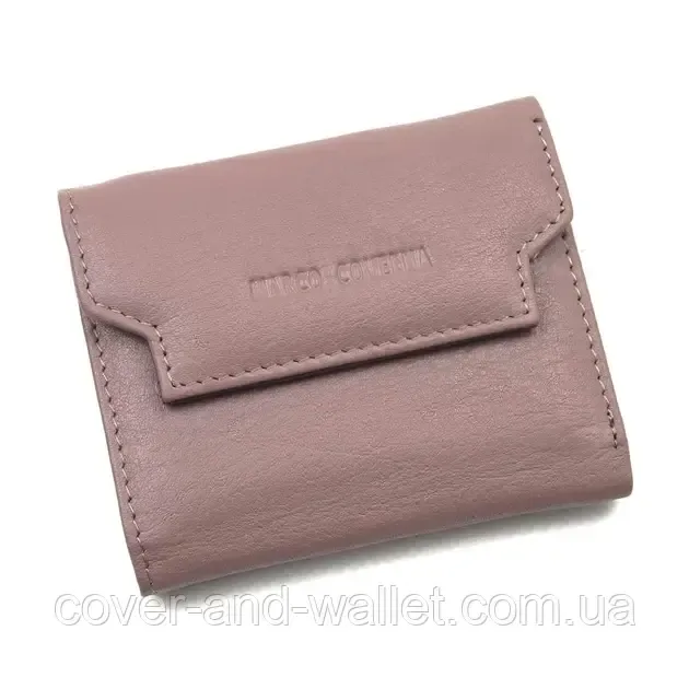 Модний компактний жіночий гаманець на магнітах пудрового кольору Marco Coverna MC 2201 Київ - фото 1