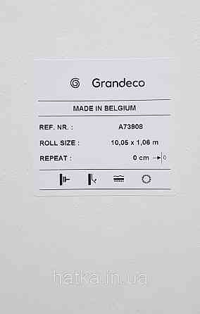 Шпалери вінілові на флізеліні Grandeco Amelia під венеціанську штукатурку структурні світло-блакитні Київ