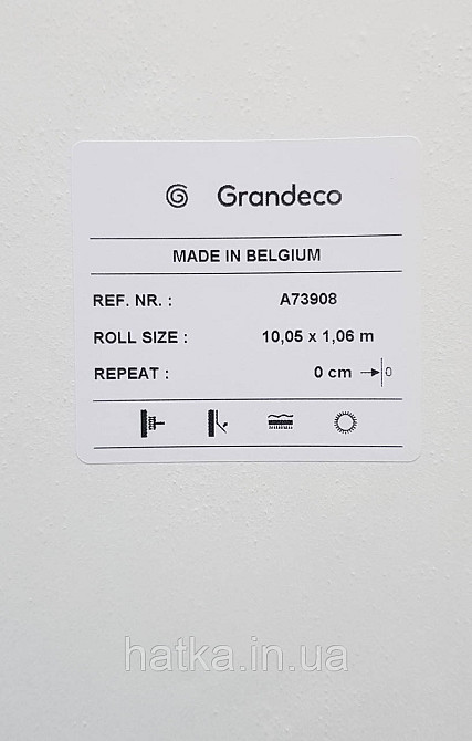 Шпалери вінілові на флізеліні Grandeco Amelia під венеціанську штукатурку структурні світло-блакитні Київ - фото 4