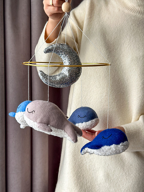 Мобіль на ліжечко для немовлят Кити букле Київ - фото 7