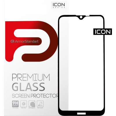 Стекло защитное Armorstandart Icon Nokia 2.3 Black (ARM56154-GIC-BK) Винница - изображение 1