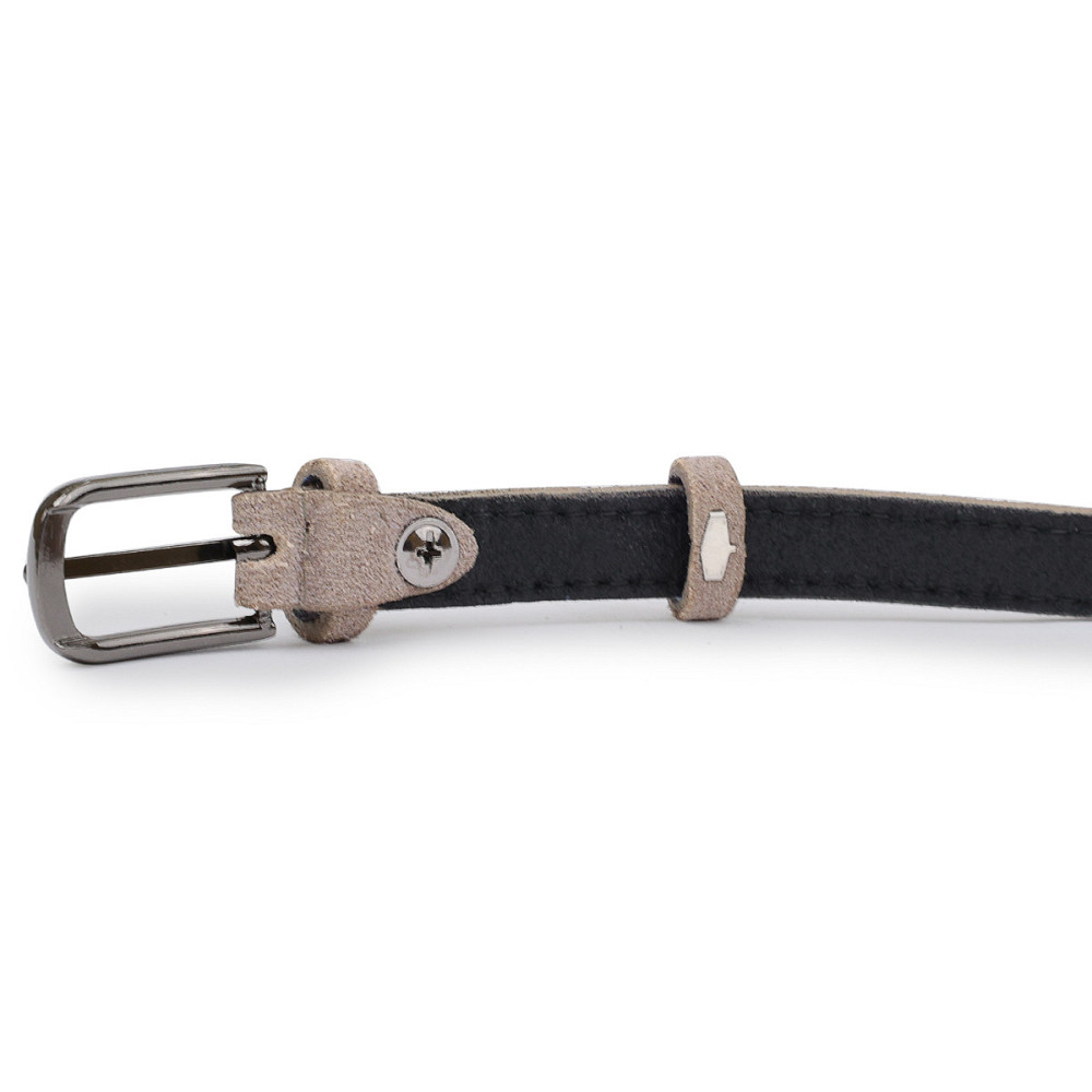 Жіночий замшевий ремінь Vintage 20755 Сірий Київ - фото 5