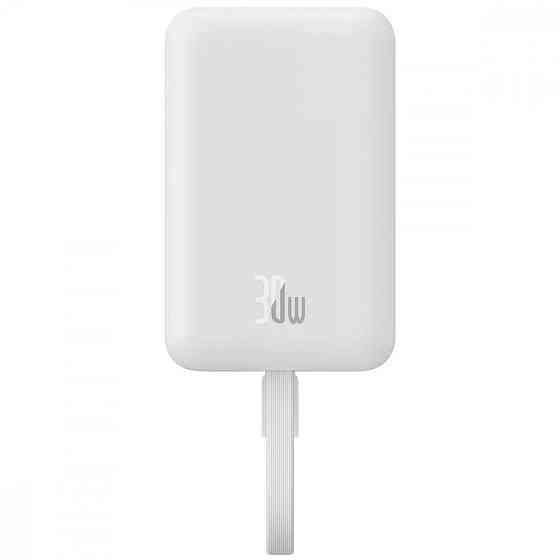 Універсальна мобільна батарея Baseus Magnetic Mini 10000 mAh, 30 W White (P1002210B223-00) ( 15951 ) Харків