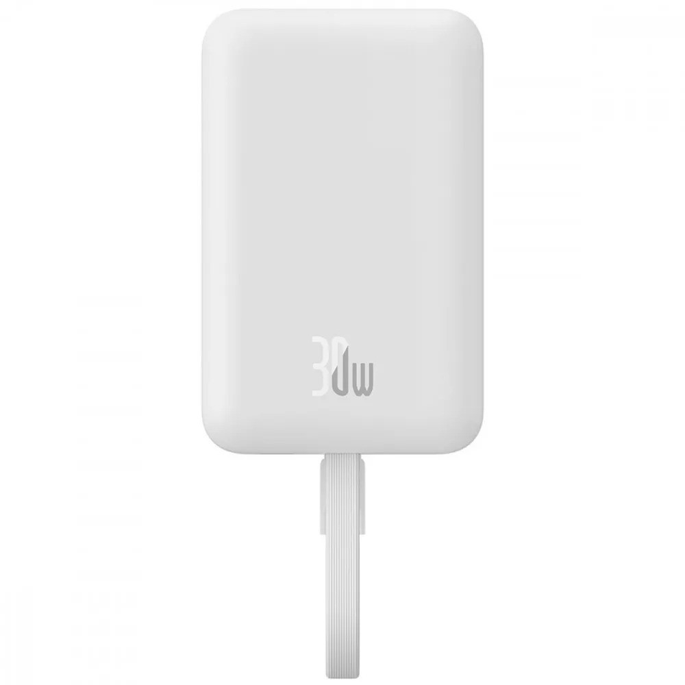 Універсальна мобільна батарея Baseus Magnetic Mini 10000 mAh, 30 W White (P1002210B223-00) ( 15951 ) Харків - фото 1
