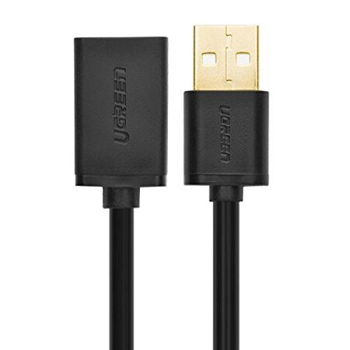 USB-кабель подовжувач Ugreen USB 2.0 US103 (AM/AF штекер - гніздо, Чорний, 3м) Николаев - изображение 3
