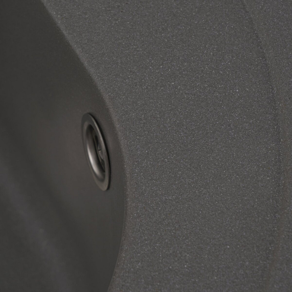 PLATINUM Гранітна мийка для кухні Platinum 510 LUNA матова Сірий мусон Киев - изображение 6