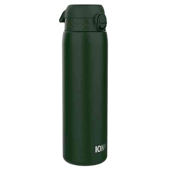 Пляшка для води металева вакуумна ION8 920 мл. Vacuum Insulated, Dark Green Кам'янське