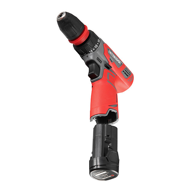 Дриль-шурупокрут акумуляторний, 12 В, Li-Ion, 1,5 Аг, 30 Нм, 0-350/0-1300 об/хв, 0,8-10 мм, знімний патрон INTERTOOL DT-0314 Київ - фото 8