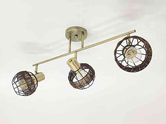 Стельова люстра на 3 плафони 91180L/3 бронза Коломия