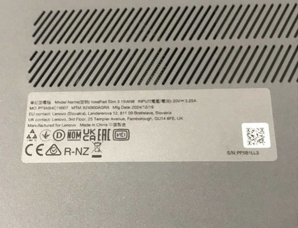 Ноутбук LENOVO IdeaPad Slim 3 15IAN8 (новий) Київ - фото 2