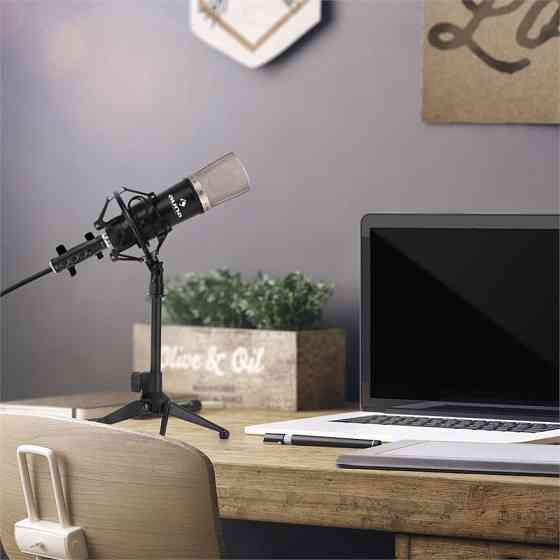 CM003 Набір мікрофонів V1 Конденсаторний мікрофон USB-конвертер Підставка для мікрофона (Німеччина, читати Рівне