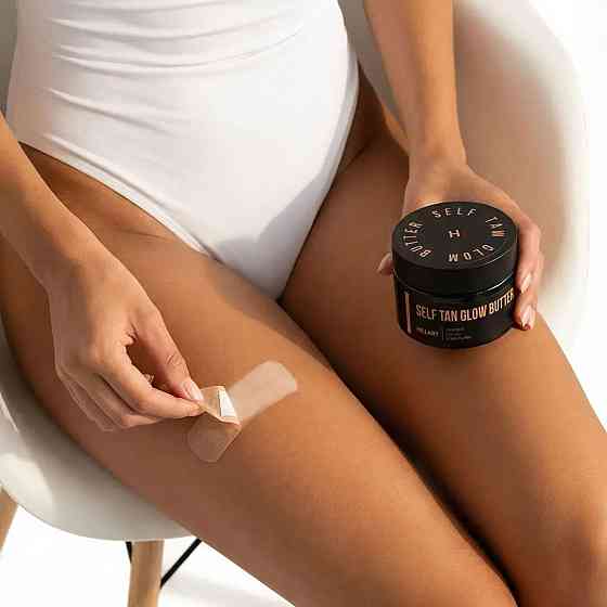 Баттер-автозагар для тела с эффектом шиммера Self Tan Glow Butter Hillary 200 мл Киев