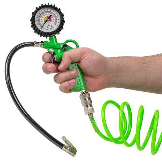 Фарборозпилювач H-827-2V з верхнім пластиковим бачком 600мл у комплекті з аксесуарами, набір 5пр. RockForce Одесса